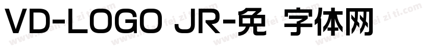 VD-LOGO JR字体转换